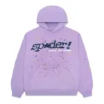 Sp5der Acai Hoodie Purple