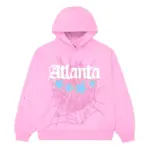 Sp5der Atlanta Hoodie Pink
