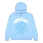 Sp5der Web Hoodie Sky Blue