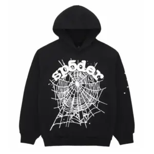 Sp5der OG Web Hoodie Black