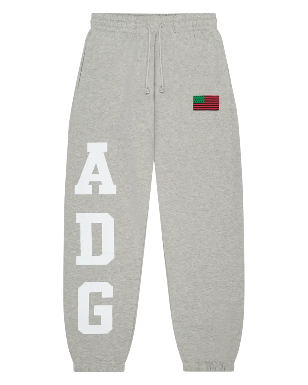 ADG Pan African American Flag Sweatpant Grey