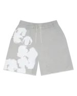 Biggie Cotton Wreath Sweat Shorts Grey