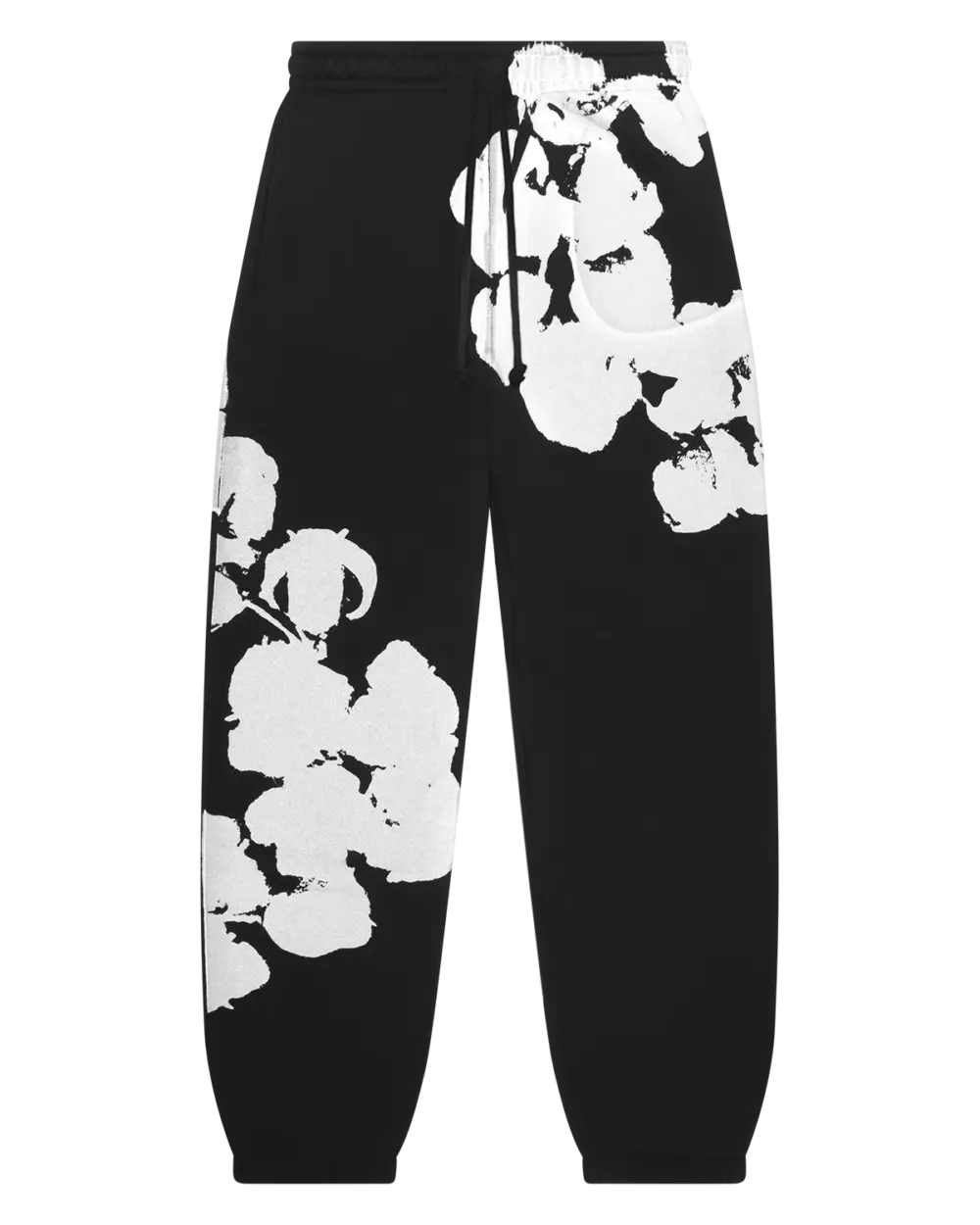 Biggie Cotton Wreath Sweatpants Black