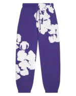 Biggie Cotton Wreath Sweatpants Purple