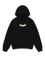 Embroidered Logo Hoodie Black