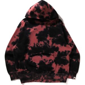 DESTROYED BLEACH LOGO RELAXED FIT PULLOVER HOODIE MENS