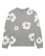 Cotton Wreath Long Sleeve Grey