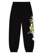 DT Floral Logo Sweatpant Black