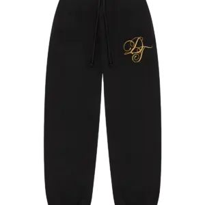 DT Metallic Gold Script Sweatpant