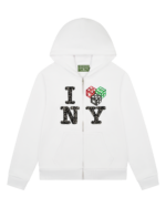 Cee-Lo NY Zip Hoodie White