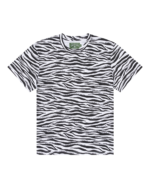 Zebra Poem Camo Tee White