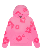 Mono Cotton Wreath Hoodie Pink