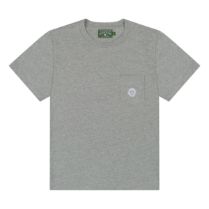 Peace Wreath Pocket Tee Grey