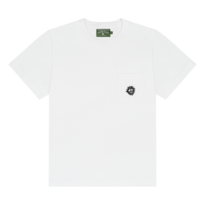 Peace Wreath Pocket Tee White