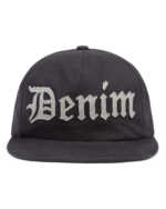 Denim Cut Out Cap Charcoal