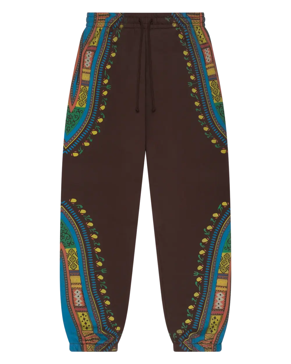 Dashiki Trompe L’oeil Sweatpants Brown