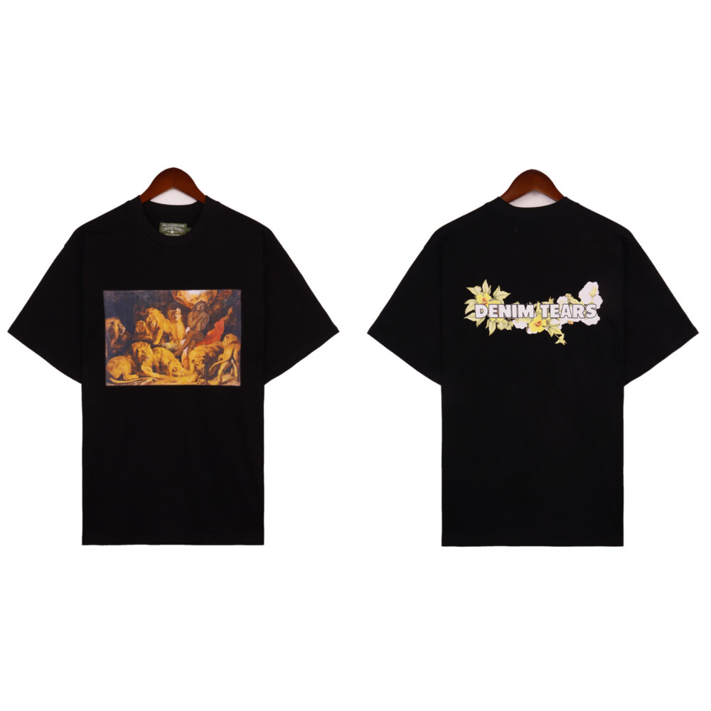 Denim Tears Graphic Art Shirt Black