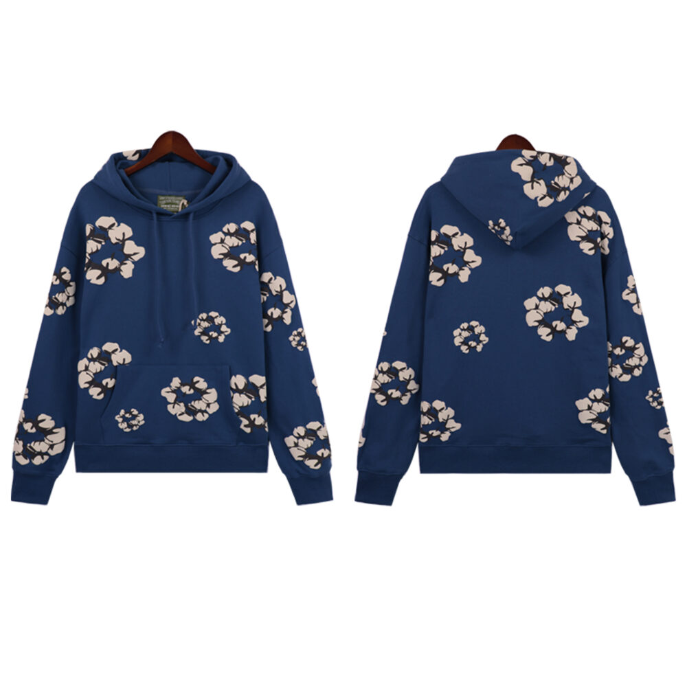 Denim Tears Mono Cotton Wreath Hoodie - Image 2