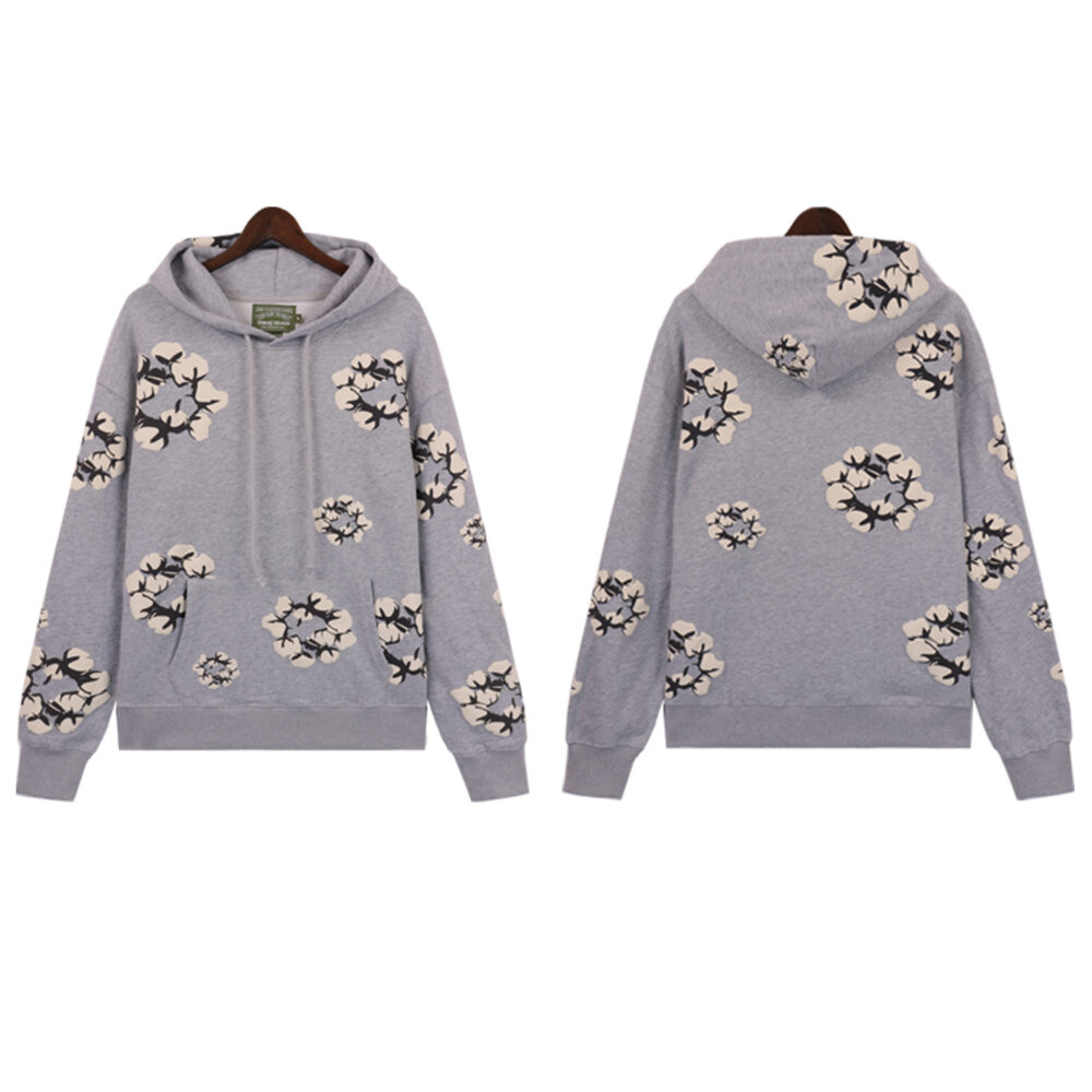 Denim Tears Mono Cotton Wreath Hoodie - Image 4