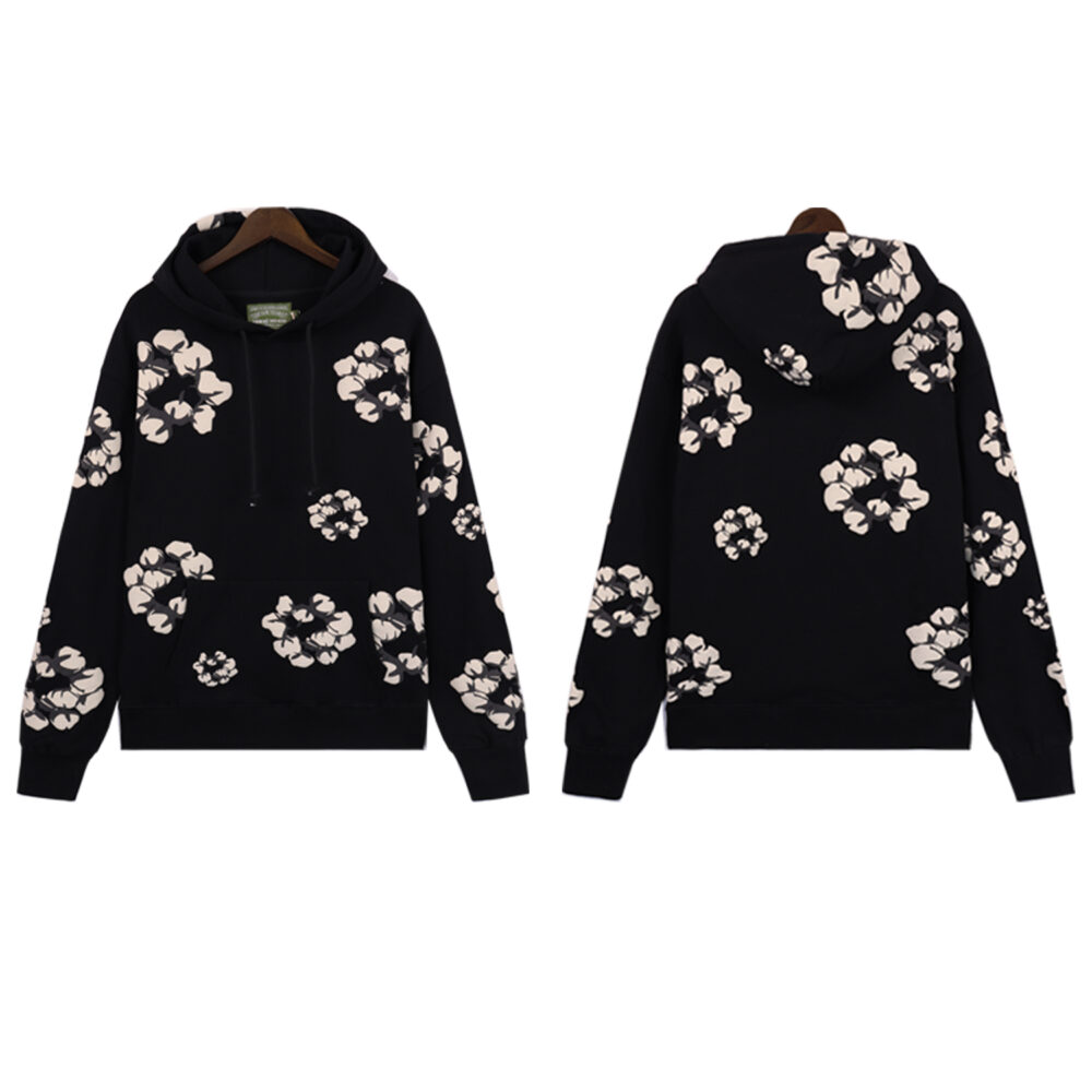 Denim Tears Mono Cotton Wreath Hoodie - Image 5