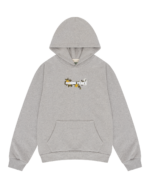 Embroidered Logo Hoodie Grey