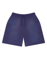Mono Cotton Wreath Sweat Shorts Washed Blue