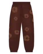 Mono Cotton Wreath Sweatpants Brown