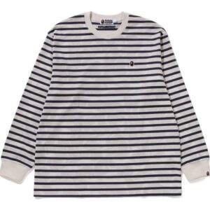 SOLID CAMO ONE POINT RELAXED FIT STRIPE LS TEE MENS
