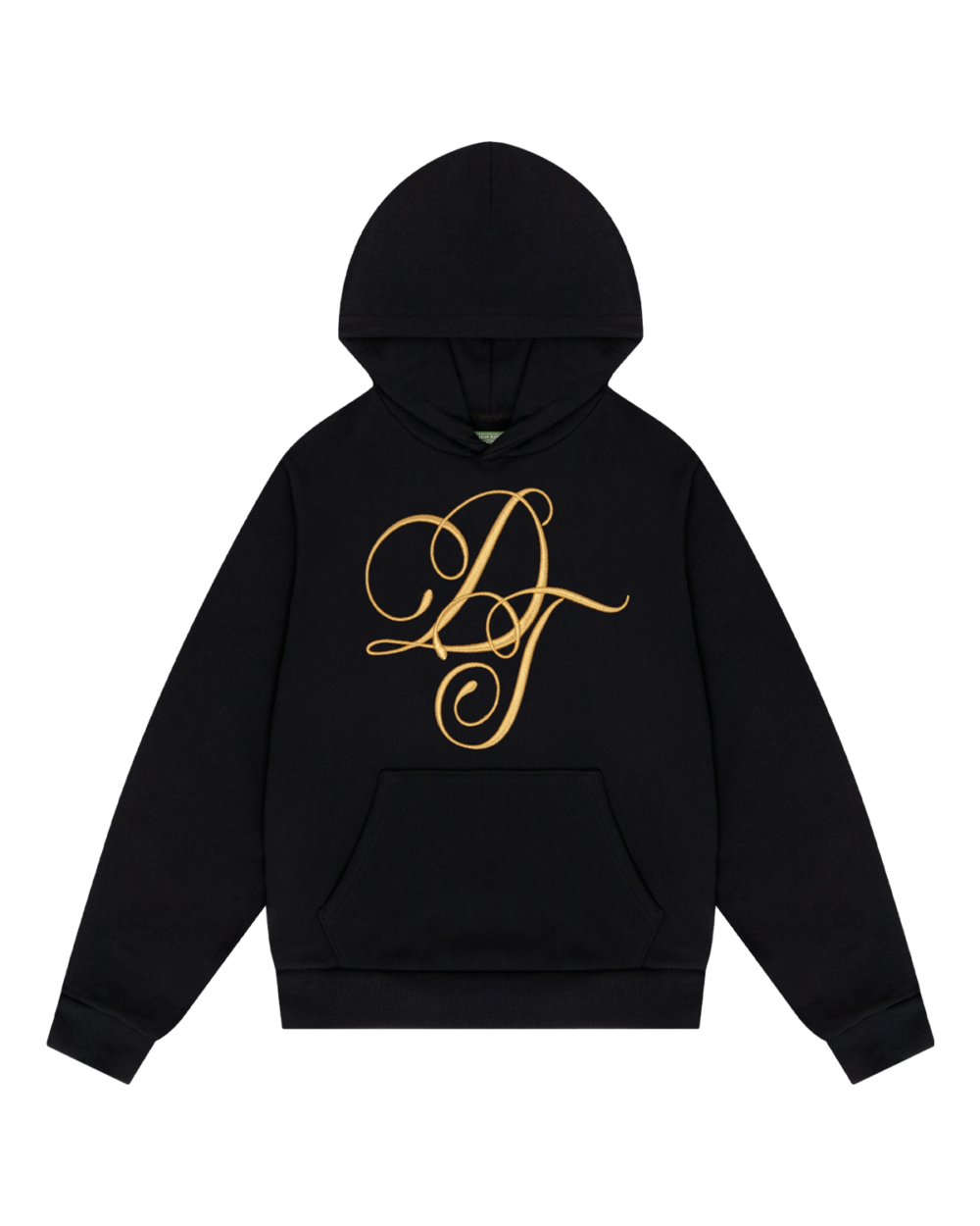 DT Metallic Gold Script Hoodie