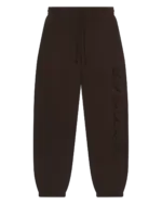 Tears Cut Out Sweatpants Brown
