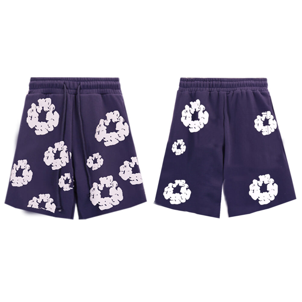 The Cotton Wreath Shorts Dark Purple