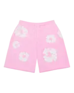 The Cotton Wreath Sweat Shorts Powder Pink