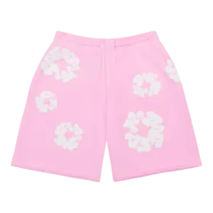 The Cotton Wreath Sweat Shorts Powder Pink