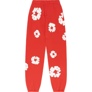 The Cotton Wreath Sweatpants Red