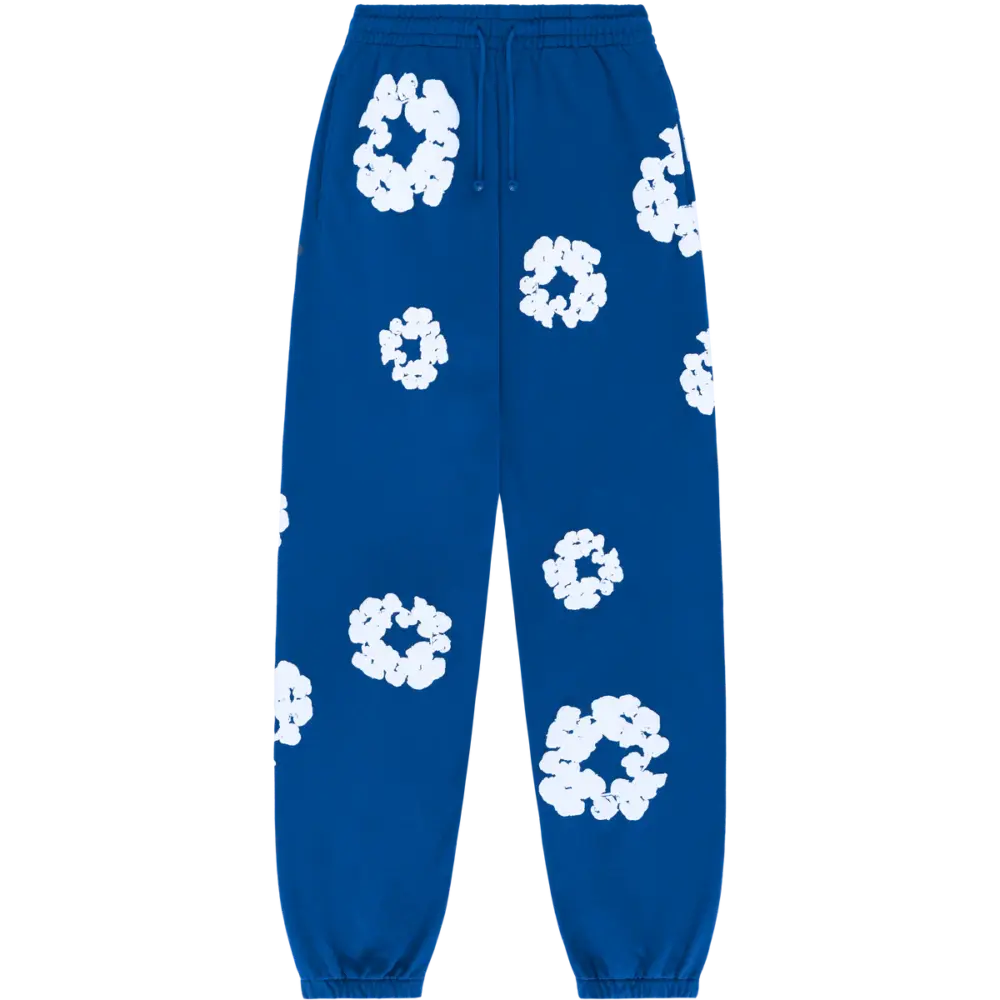 The Cotton Wreath Sweatpants Royal Blue