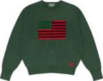 1619 Pan African Flag Sweater Green