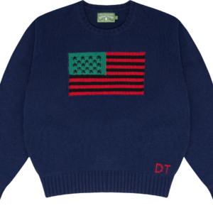 1619 Pan African Flag Sweater Navy