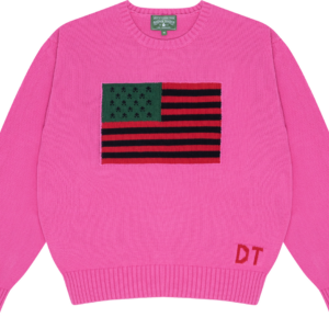 1619 Pan African Flag Sweater Pink