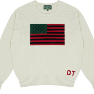 1619 Pan African Flag Sweater Natural