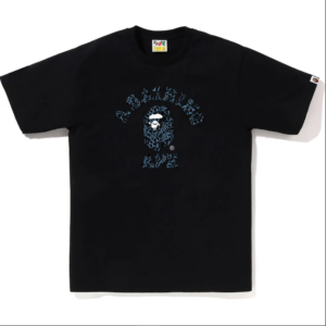WILD LEOPARD PATTERN COLLEGE TEE MENS