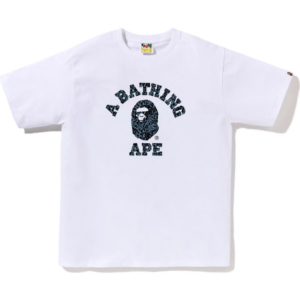 WILD LEOPARD PATTERN COLLEGE TEE MENS