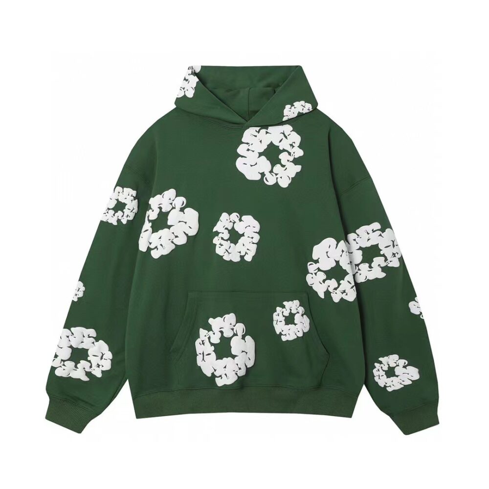 The Cotton Wreath Sweatshirt Black - Image 2