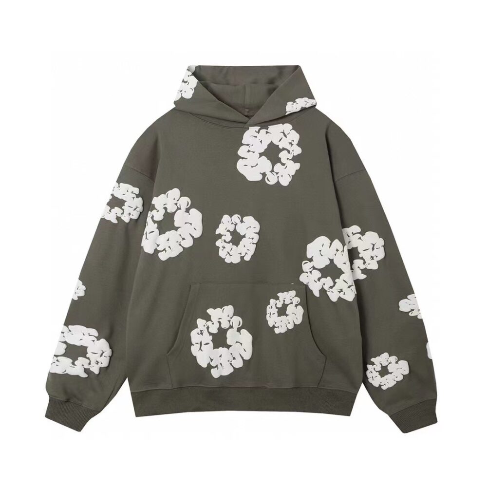 The Cotton Wreath Sweatshirt Black - Image 5