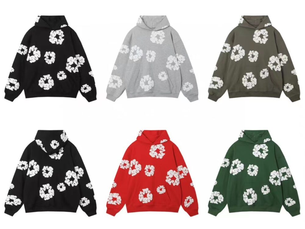 The Cotton Wreath Sweatshirt Black - Image 10